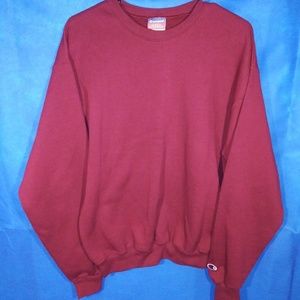 Champion Maroon Authentic CrewNeck